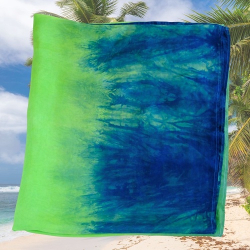 JagBag Large Silk Beach Wrap - Paua